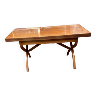 Table basse relevable vintage design 50/60