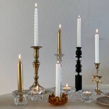 Scandinavian wooden candle holder,