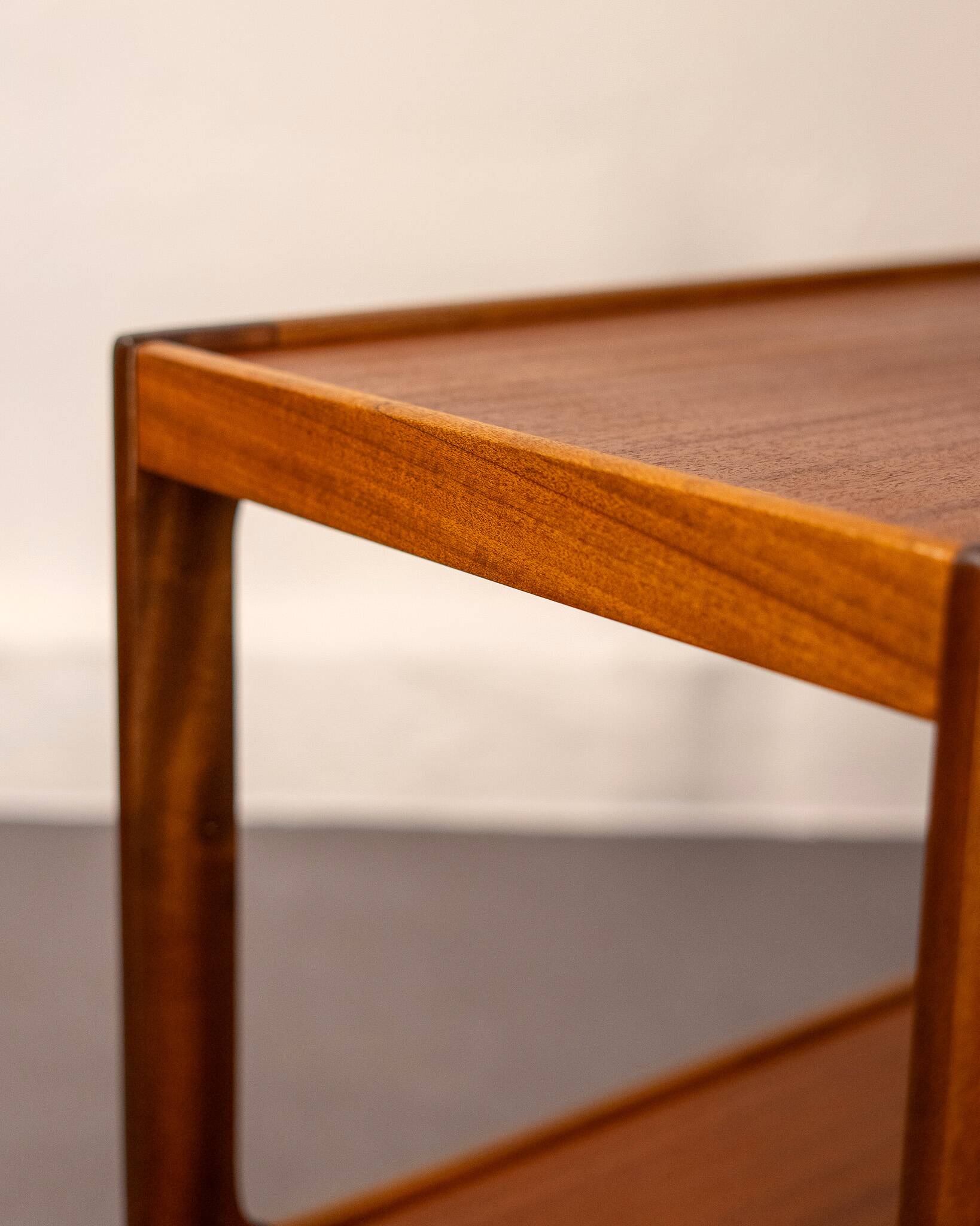 Teak trolley or side table by Opal Möbel, Germany, 1960s.