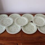 11 mint salt dessert plates