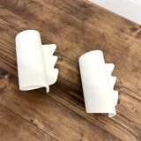 Pair of ceramic wall lights