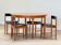 McIntosh Dunvegan Teak Dining Set – Round Extending Table & 4 Chairs (1960s