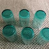 Series of 6 glasses