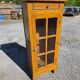 Louis Philippe style antique buffet with glass doors