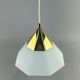 Suspension Limburg verre espace age design 60s 70s