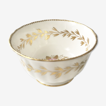 English porcelain bowl decorated with flowers