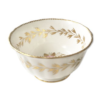 English porcelain bowl decorated with flowers