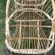 Set de 4 fauteuils rotin vintage