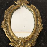 Brass hand mirror