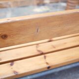 Table basse vintage en pin