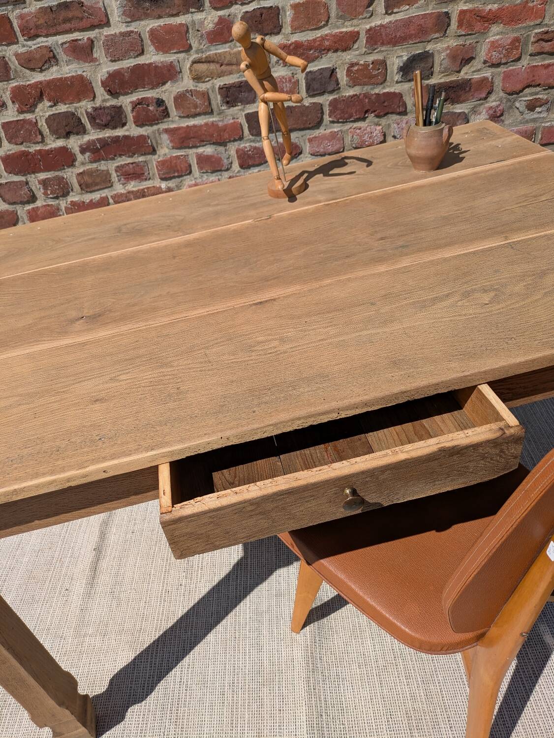 Solid oak table