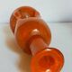 Trio of vintage blown glass soliflore vases