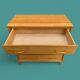 Commode pieds compas et chêne brut massif  1960