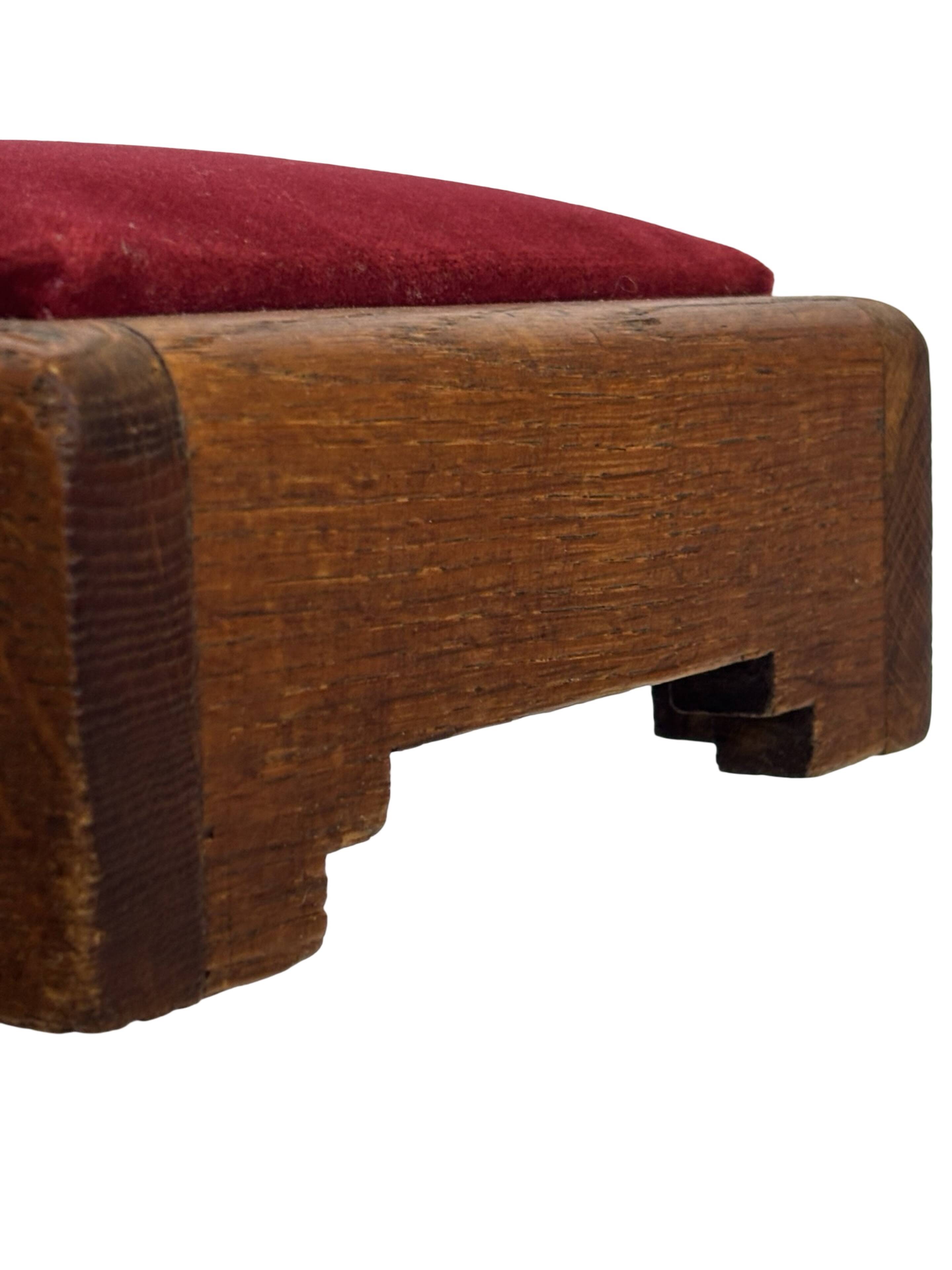 Art Deco footstool foot rest minimalist 30's design