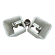 Scandinavian wall light with 2 arms in perspex and teak from the 1960s.