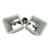 Scandinavian wall light with 2 arms in perspex and teak from the 1960s.
