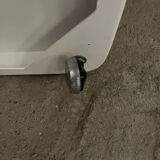 Side table on casters