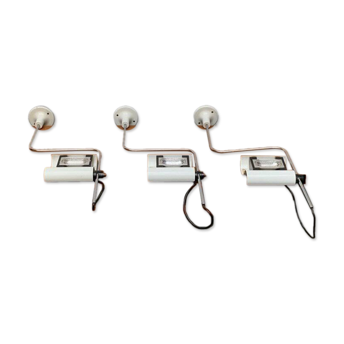Mid-Century Dim ceiling lamp by Vico Magistretti for Oluce, 1970s, set of 3