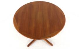 Table à manger extensible Silkeborg Round 1x - design danois en teck