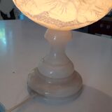 Vintage alabaster lamp 70s