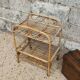 ✨ Petite étagère vintage en osier – esprit bohème ✨