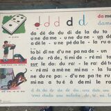 Vintage school poster