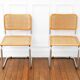 2 Cesca B32 Breuer Chairs Made in Italy - Seat caning redone