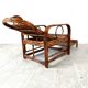 Mid century rattan and bamboo garden chair, 1950s