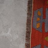 Tapis vintage turc de oushak tissé à la main 99x455 cm