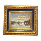 Safe marine oil panel