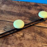 Metal wall coat rack with 4 hooks