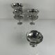 Set of 6 metal ice cream bowls, 1970 - Model F