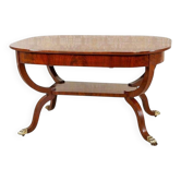 Late 19th Century Biedermeier Mahogany Center Table, 1890s