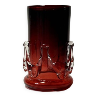 Vase Rouge polonais Jerzy Słuczan-Orkusz