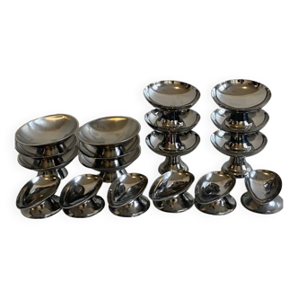 Set of 18 ice cream cups