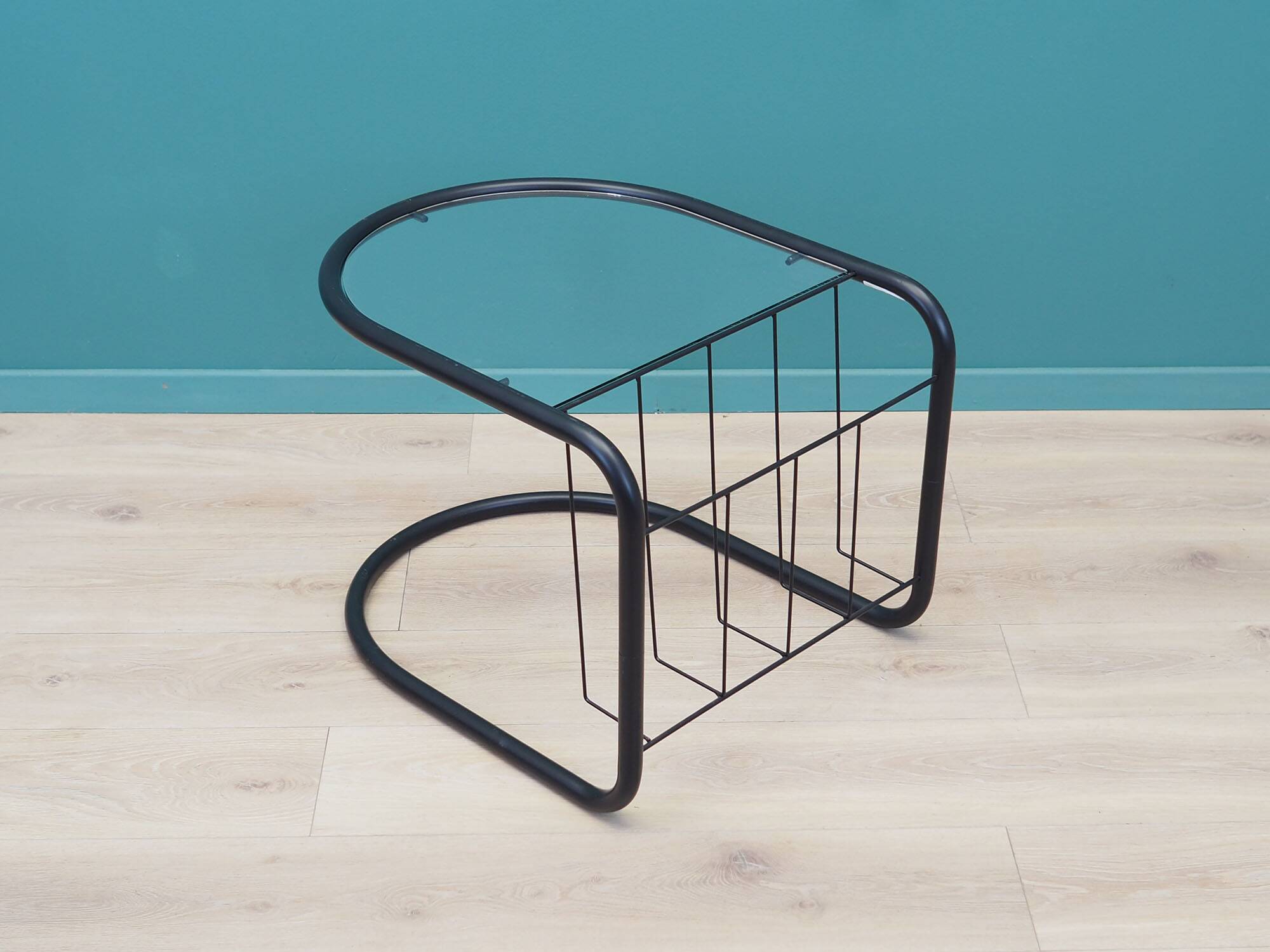 Glass coffee table, Danish design, 1970s, production: Denmark