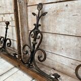 large wall-mounted coat rack