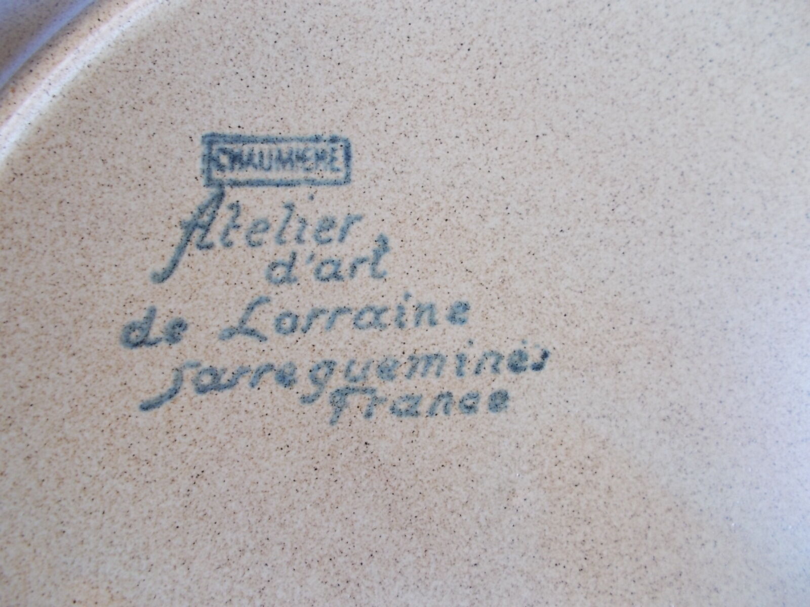 Lot of 17 dessert plates 19.5 cm Sarreguemines