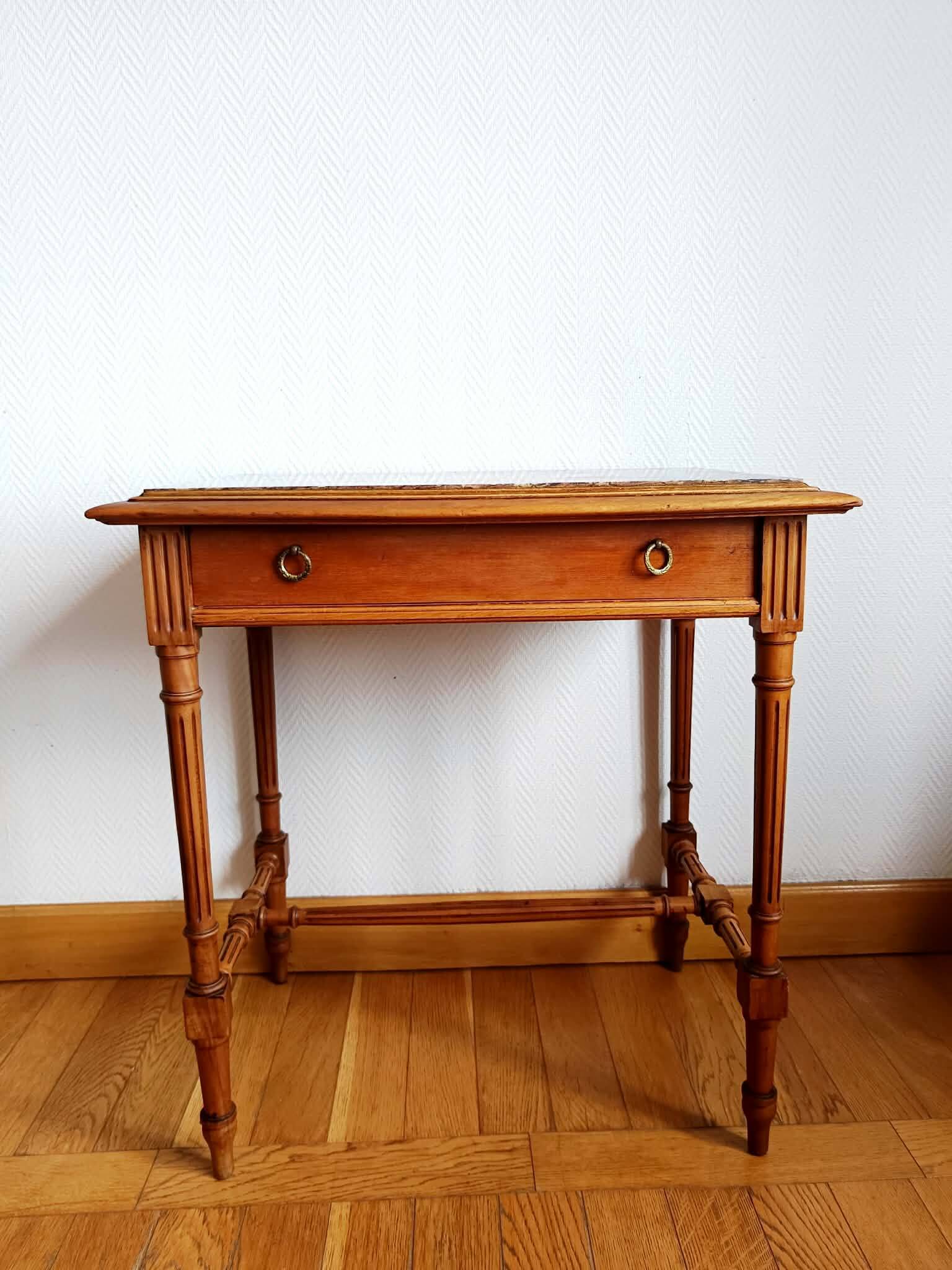 Middle table office marble Louis XVI style