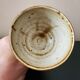 Old glazed sandstone chalice glass