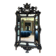 Miroir Ancien à Parecloses époque Napoléon III 152cm/90cm Glace Biseautée