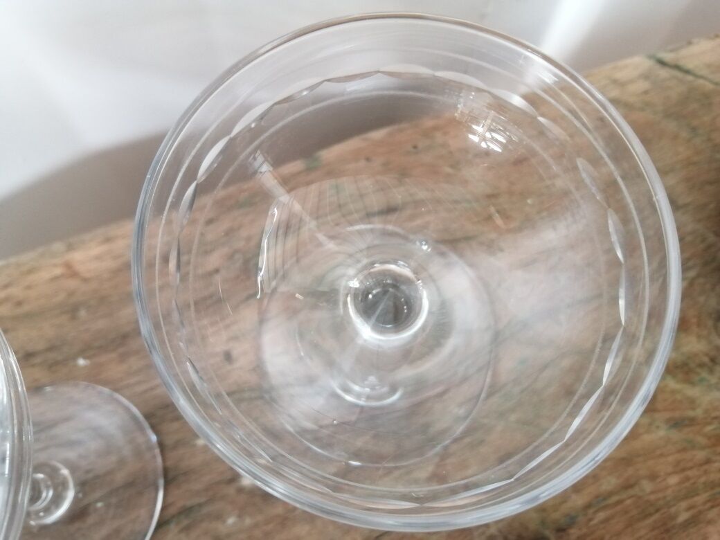 Old vintage champagne cups vintage glass no.2