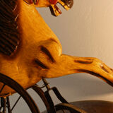 Old miniature horse tricycle