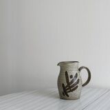 Handmade ceramic pitcher
