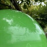 Green metal industrial pendant light