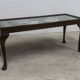 Table basse 1940 needlewoman shop london broderie sous verre