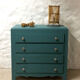 Commode bleue en chêne