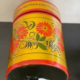 Wooden box Russian lacquered décor flowers