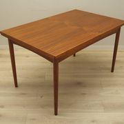 Table en teck, design danois, années 1960, fabriquée au Danemark