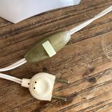 Vintage plexiglass bedside lamp